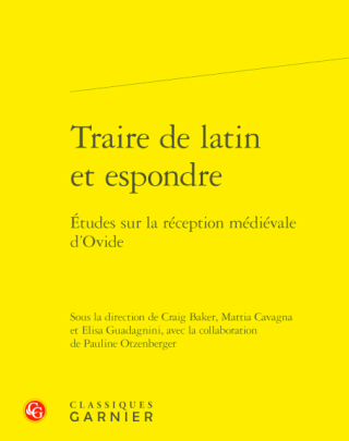 Traire du latin et espondre